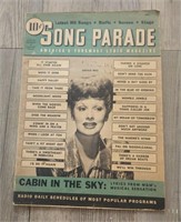 Vintage Song Parade Magazine Lucille Ball!