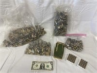 Huge Lot of Mkixed Ammo Brass For Reloading