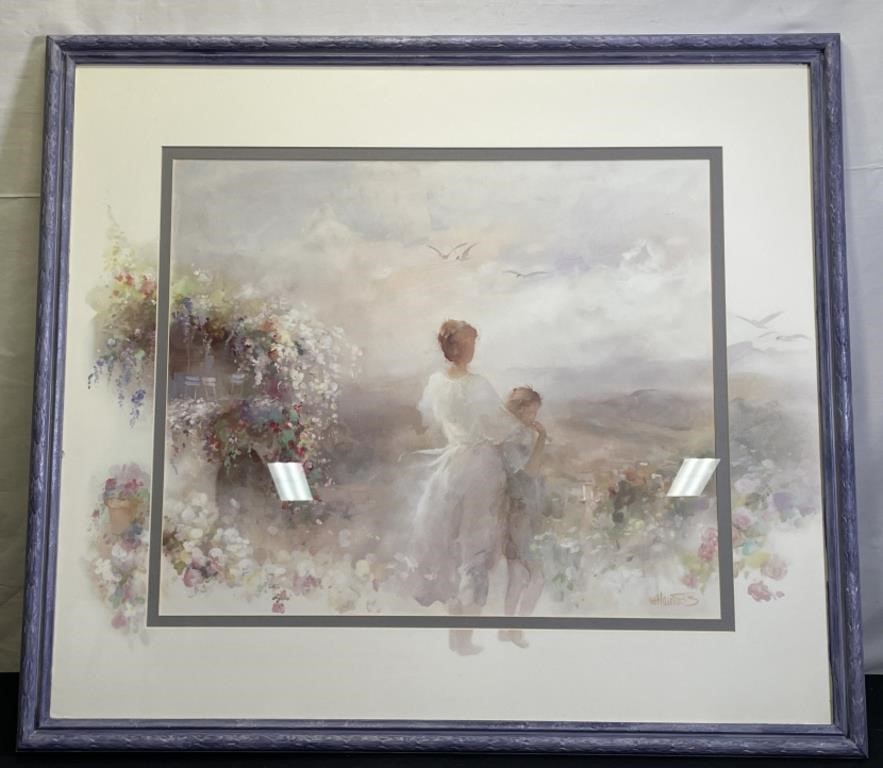 Large Framed Mother/Son Print