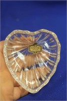 Crystal Heart Trinket Tray Dish