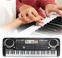 61 Keys Electric Keyboard Piano,Portable Digital M
