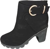 Size: 255/41 Women's Fashion Ankle Boots ThI Ck He