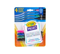 2 Crayola Metallic Outline Markers, Assorted Color