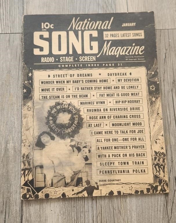 Vintage Song Parade Magazine