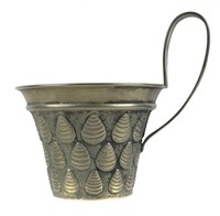 VINTAGE LALAOUNIS HANDLED CUP 900 SILVER