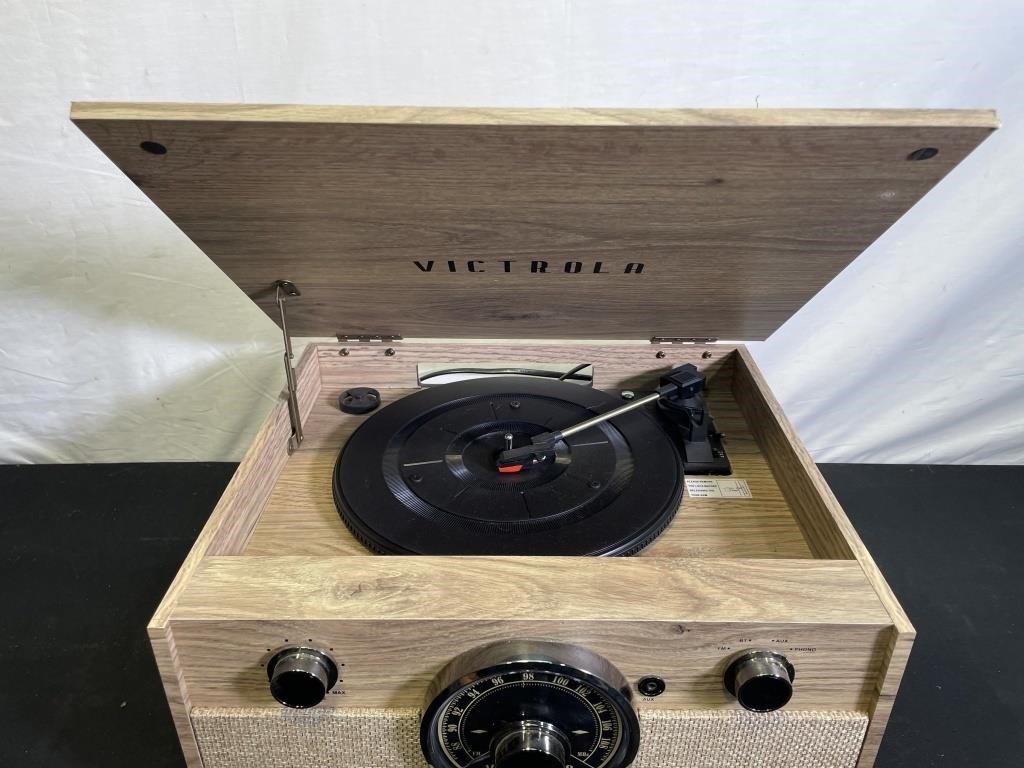 Victrola 4-in-1 Farmhouse Modern Turntable