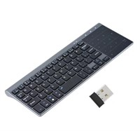 Portable Slim Wireless Keyboard Handheld with Touc