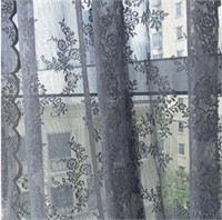 MesaSe Panel Sheer Voile Window Curtain Panel Drap