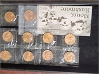 10 Presedential Miniature Medals Mint.9z4