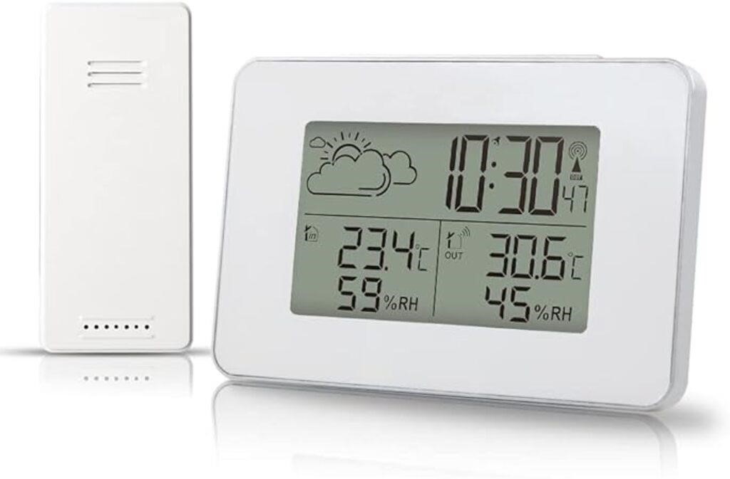 FJ3364 Digital Alarm Clock Weather Station Wireles
