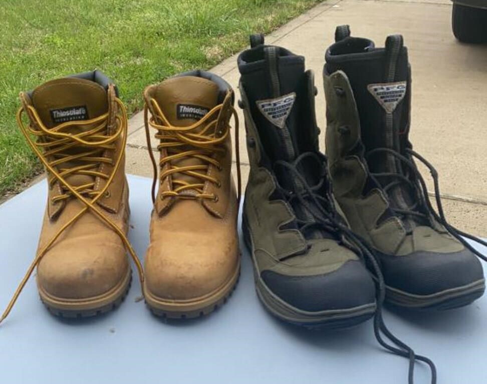 2 Pair of Men’s Boots Size 9