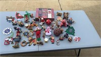 Christmas Tote Lot with Ornaments