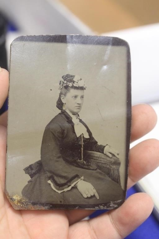 Tin Type of a Victorian Woman