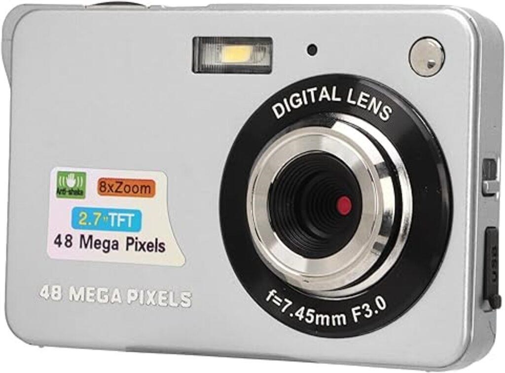 4K 48MP Digital Camera with 8X Zoom and 2.7in Scre