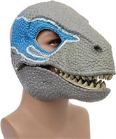 Dinosaur Mask Moving Jaw Movable Halloween Decor T