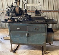 Craftsman Lathe on Workbench