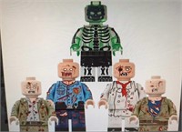 Lego style building, block 5, character horror