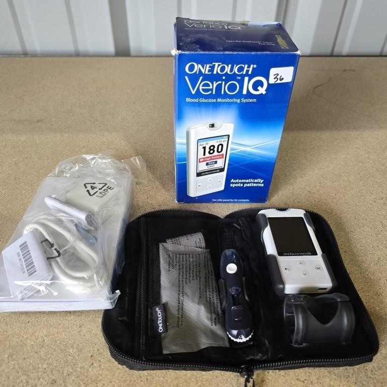 One Touch Verio IQ Blood Glucose Tester