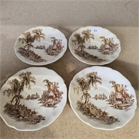 VTG Johnson Brothers "The Old Mill" Saucers