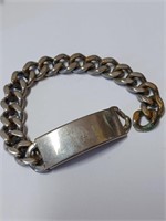 Marked Rhodium Electroplate Bracelet- 56.9g N