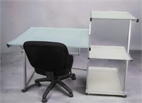 Computer Desk With Adjustable Chair