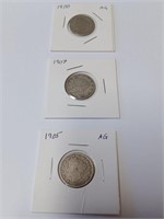 Lot of Early 1900s  V Nickel