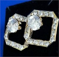 VINTAGE CUBIC ZIRCONIA MADE IN U.S.A