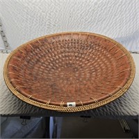 Indonesian Influenced Woven Edged Bowl
