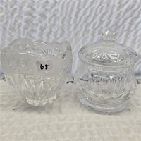 Mid-Century Crystal & Glass Candy Dishes