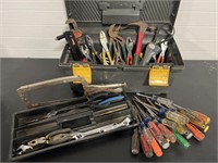 Tool Box Filled With Hand Tools