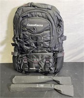 New 40L Backpack With Collapsible Fishing Poles #1