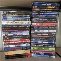 Large Lot of DVDs in Cases