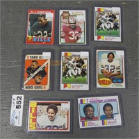 Lot of Early OJ Simpson Football Cards