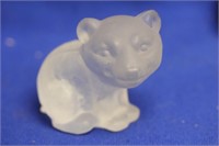 Frost Glass or Crystal Bear