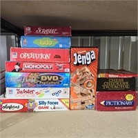 Board Games- Jenga-Monopoly-Operation-Twister-Etc