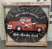 Red truck clock