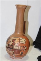 A Bolivian Pottery Bottle