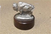 Buffalo Pewter on Wood Stand
