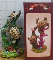 Glitter turtle figurine