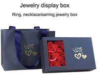 Rose Gift Box Eternal Life Flower Case for jewelry