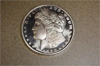 Silver Plated Copy of a Morgan Coin