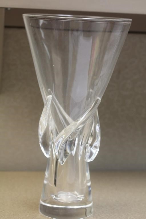 Signed Steuben Glass Vase