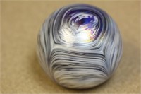 Iridescent Art Glass Paperweight