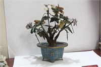 A Vintage/Antique Chinese Jade or Quartz Flower