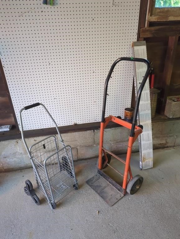 Two hand carts