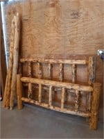 Log Bed Frame Queen