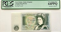 Great Britain 1 Pound ND(1981-84)PCGS 64 UNC.GB89