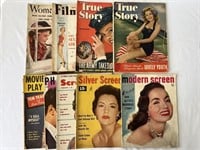 9 Vintage Movie Star Magazines 1940s - 1950s
Fun