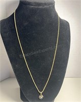 14kt Gold Necklace 20inches long