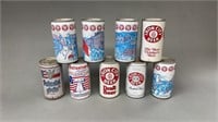 Early Beer Cans—9 Total